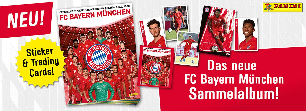 50  Sticker  aussuchen Panini Bayern sammelt Bayern 