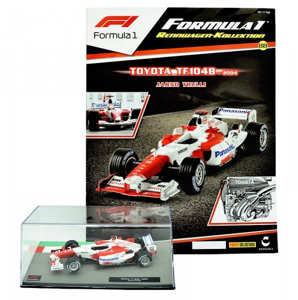 Formula 1 Rennwagen-Kollektion 88: Jarno Trulli (Toyota TF104B) 