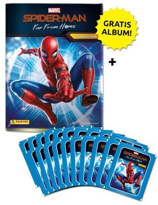 Spider-Man: Far From Home – Sticker und Cards – Sammelbundle