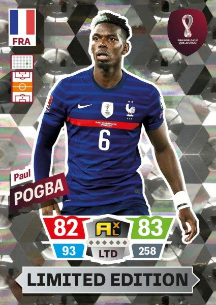 Panini WM Trading Cards - LE Card - Paul Pogba - FIFA World Cup Qatar 2022™ Adrenalyn XL