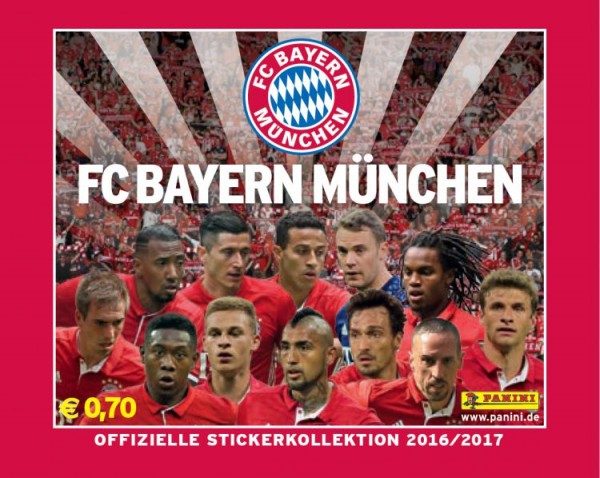 FC Bayern München 2016/2017 Sticker Kollektion - 1 Tüte