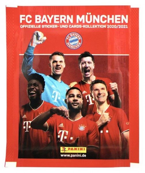 FC Bayern München - Offizielle Sticker- und Cards-Kollektion 2020/21 - Tüte