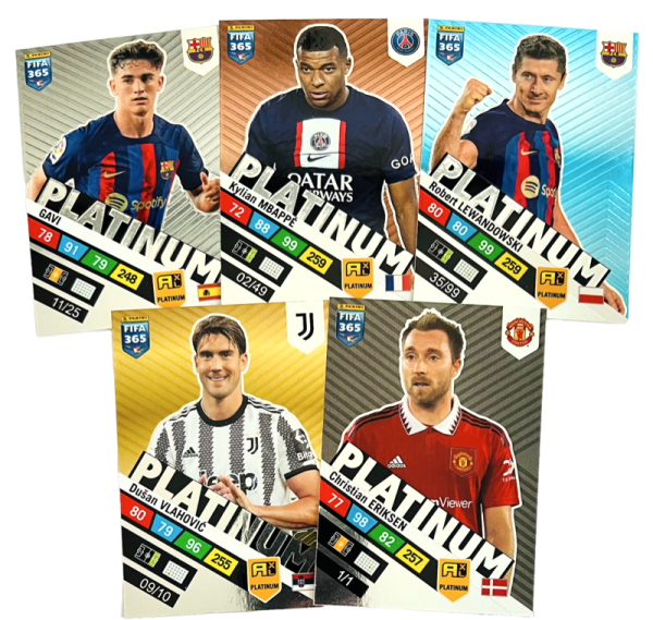 Panini FIFA 365 Adrenalyn XL 2023 Kollektion - Platinum Cards
