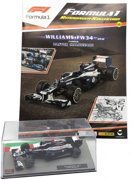 Formula 1 Rennwagen-Kollektion 96 - Pastor Maldonado (Williams FW34)