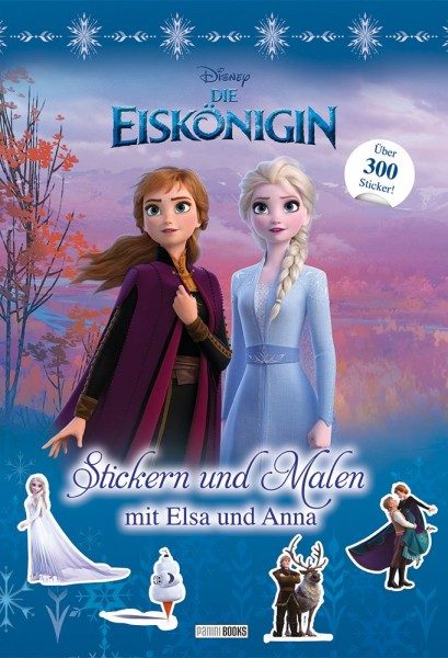 Disney Die Eiskönigin - Stickern und Malen mit Elsa und Anna Cover