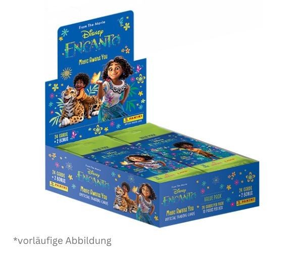 Disney Encanto - Trading Cards - Box mit 10 Fatpacks