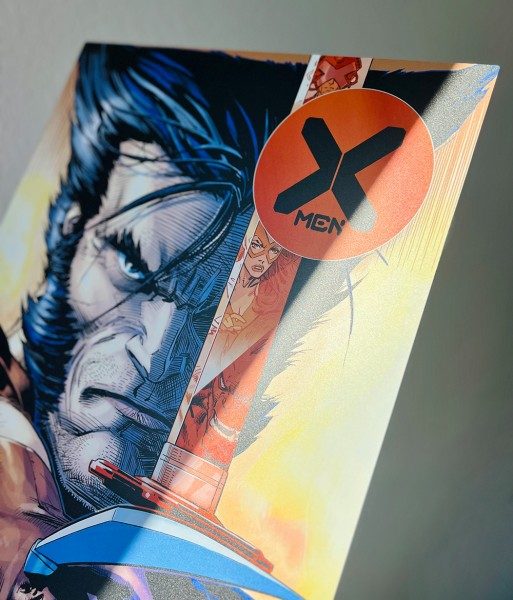 X-Men Wandbild auf Alu-Dibond Platte