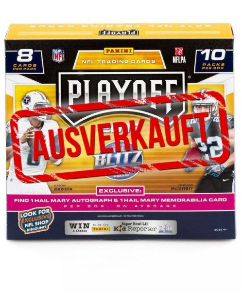 NFL 2017 Playoff Trading Cards - Box