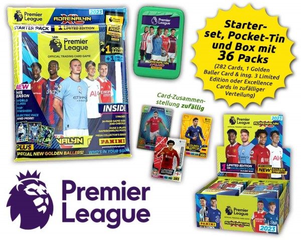 Panini Premier League Adrenalyn XL Trading Cards 2022/23 - Box-Bundle