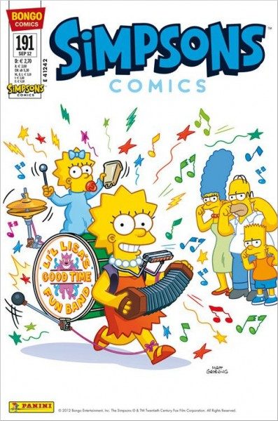 Simpsons Comics 191 Cover