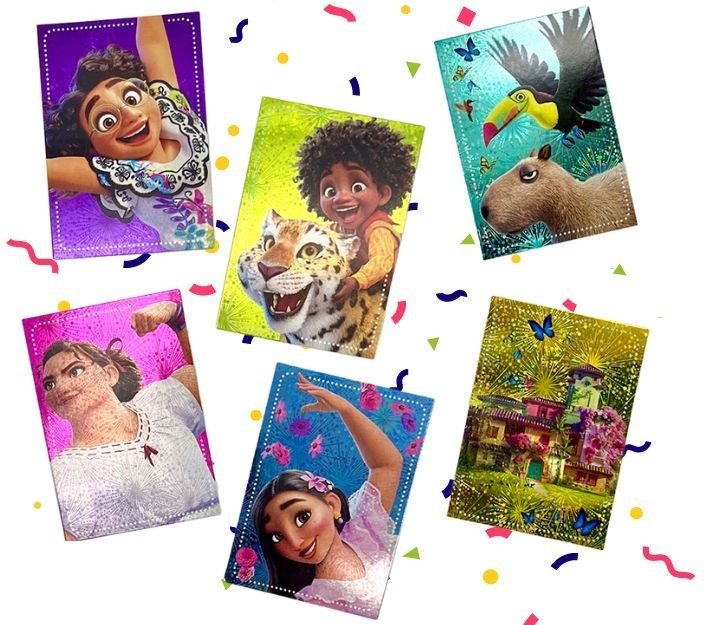 10st Paket - Panini Disney Encanto Samlarkort (Totalt 60 kort) ebbc