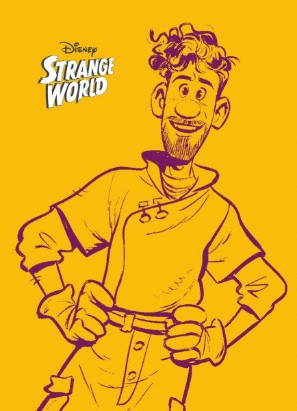 Disney Strange World - Sticker & Cards - Limited Edition Card Nummer 1 - Searcher Glade