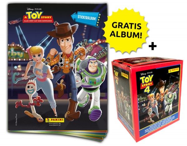 Disney Toy Story 4 - Sticker und Sammelkarten - Sticker-Starter-Bundle