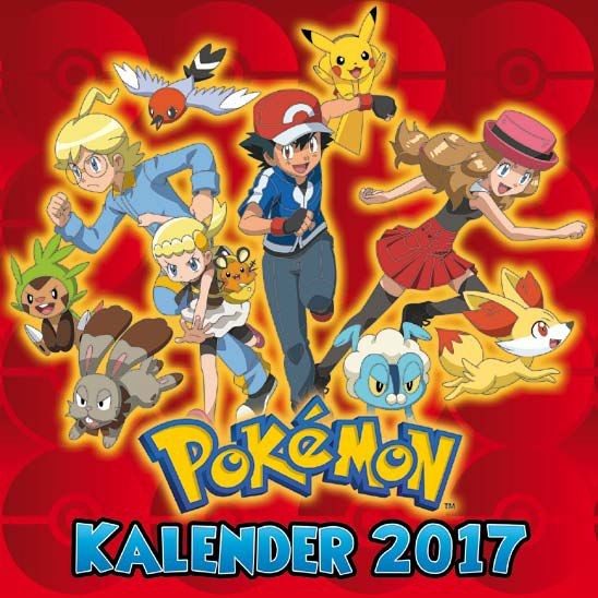 Pokémon - Wandkalender (2017)