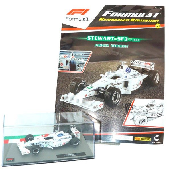 Formula 1 Rennwagen-Kollektion 63 - Johnny Herbert (Stewart SF3)