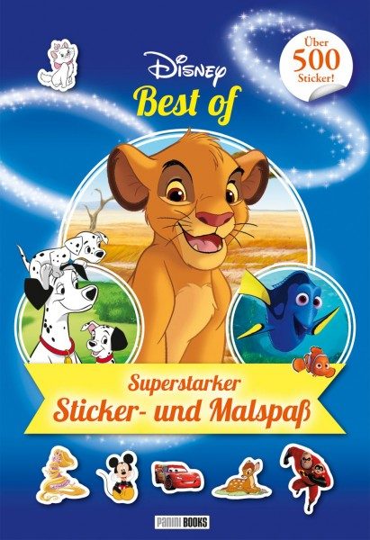 Disney Best of - Superstarker Sticker- und Malspaß Cover