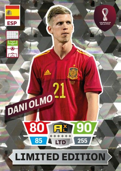 Panini FIFA World Cup Qatar 2022 Adrenalyn XL - Limited Edition Card - Dani Olmo