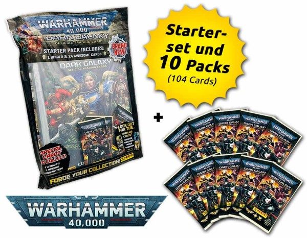 Warhammer 40.000 - Dark Galaxy Trading Cards - Starter-Bundle