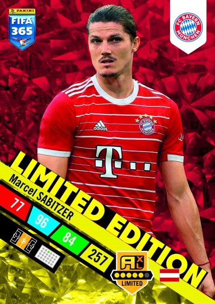 Panini FIFA 365 Adrenalyn XL 2023 - Limited Edition Card Marcel Sabitzer