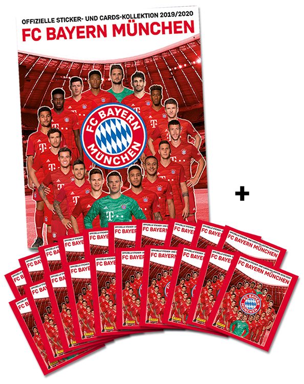 Panini und Cards-Kollektion 2019/20-1 Tüte Sticker FC Bayern München 