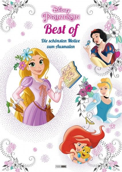 Disney Prinzessin Best of - Die schönsten Motive zum Ausmalen Cover