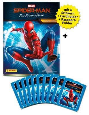 Spider-Man: Far From Home – Sticker und Cards – Schnupperbundle