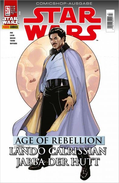 Star Wars 57: Age of Rebellion - Jabba der Hutt & Lando Calrissian  - Comicshop Ausgabe