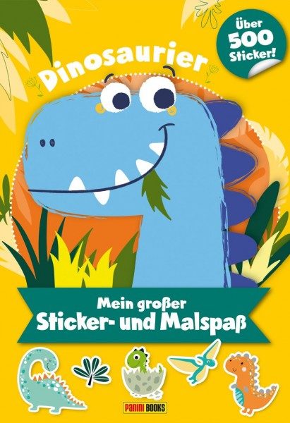 Dinosaurier - Mein großer Sticker- und Malspaß Cover