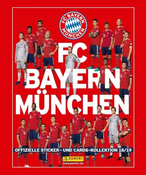 FC Bayern München - Offizielle Sticker- und Cards-Kollektion 2018/2019 - Tüte