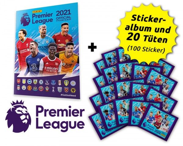Premier League 2021 Stickerkollektion – Starter-Bundle