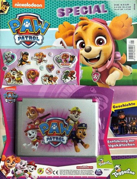 Paw Patrol Special Magazin 01/20 Cover mit Extra