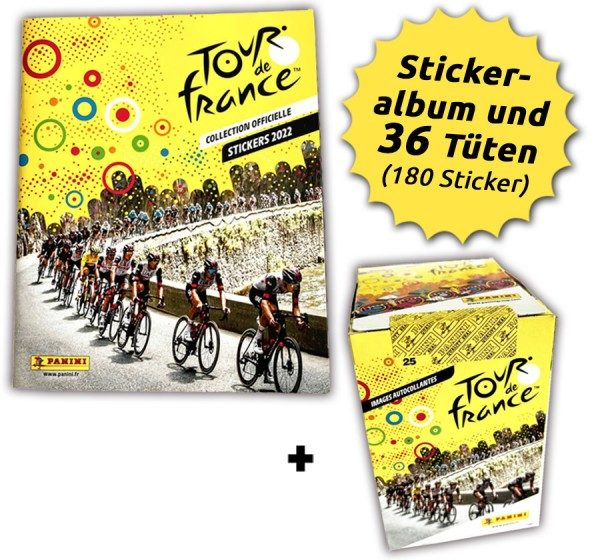 Tour de France 2022 Stickerkollektion - Box Bundle