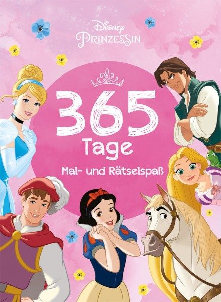 Disney Prinzessin - 365 Tage Mal- und Rätselspaß Cover