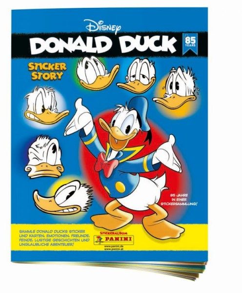 Panini Donald Duck Sticker Story 85 Jahre Donald Duck 10 Stickertüten