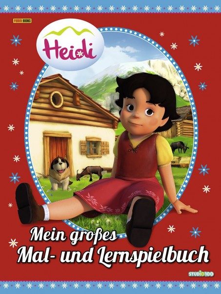 Heidi - Mein großes Mal- und Lernspielbuch Cover