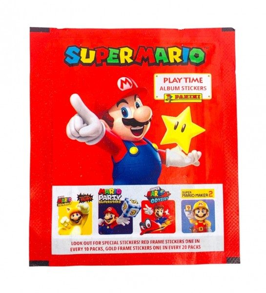 Super Mario Stickerkollektion - Tüte mit 5 Einzelstickern