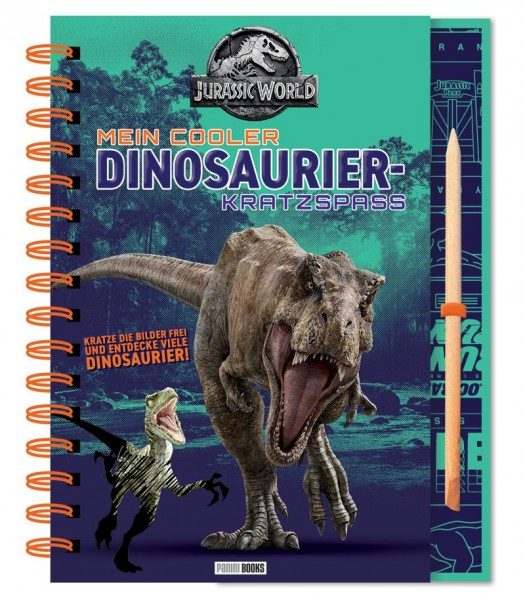 Jurassic World - Mein cooler Dinosaurier-Kratzspaß Cover