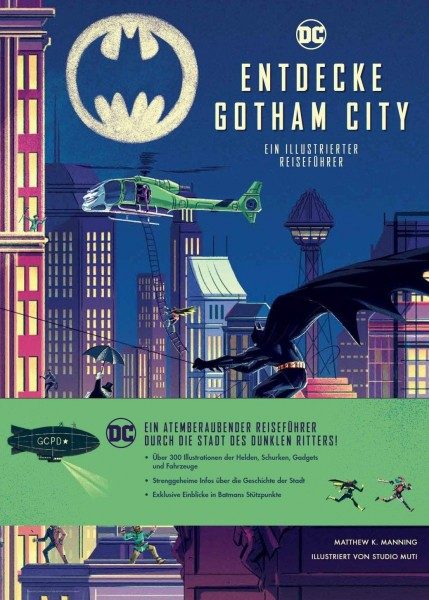 DC Comics - Entdecke Gotham City - Ein illustrierter Reiseführer Cover