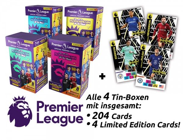 Panini Premier League Adrenalyn XL 2020/21 Kollektion – Tin-Bundle