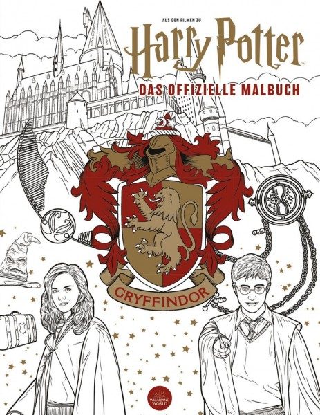 Harry Potter - Gryffindor - Das offizielle Malbuch - Cover