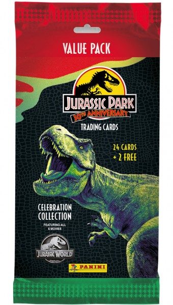Jurassic Park 30th Anniversary Trading Cards - Fatpack