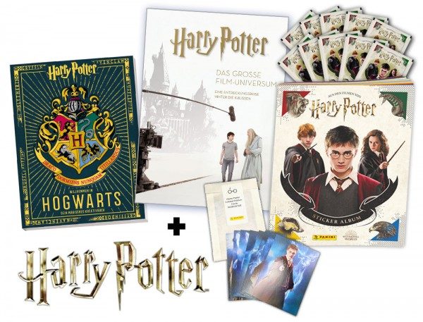 Harry Potter Kreativ-Bundle - Inhalt Sticker, Limited Edition Cards und 2 Harry Potter Bücher
