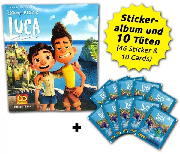 Luca Movie - Sticker & Cards Kollektion - Schnupperbundle