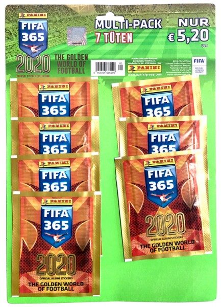 Panini FIFA 365 2020 Stickerkollektion – Multipack
