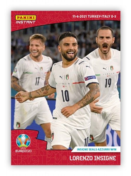 UEFA EURO 2020 Panini Instant - Card #001 - Lorenzo Insigne (Italy( 