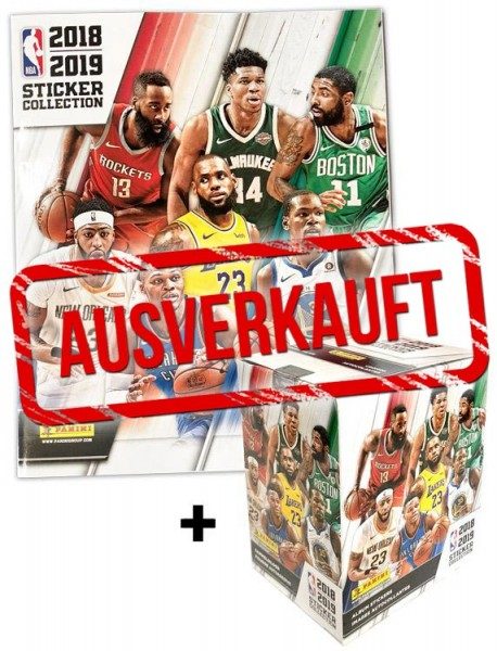 NBA 2018-2019 Stickerkollektion - Box + Album