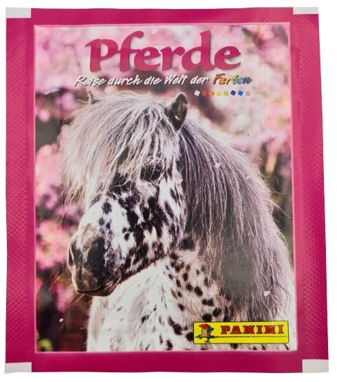 100 Sticker Panini Pferde Reise durch die Welt der Farben Sticker 20 Tüten 
