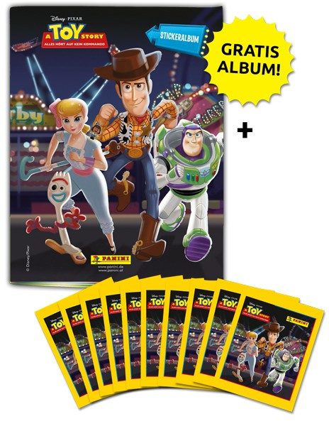 Disney Toy Story 4 - Sticker und Sammelkarten - Schnupperbundle