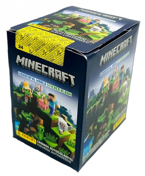 Minecraft - Wonderful World Stickerkollektion - Box mit 36 Tüten