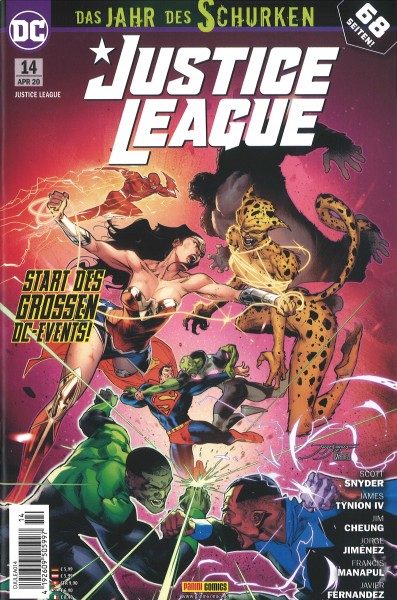 Justice League 14 Cover